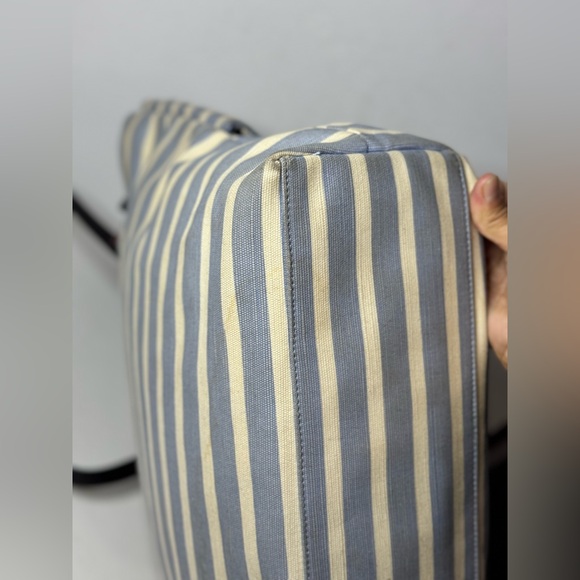 Kate Spade On Purpose Sailing Stripe Canvas Bow Tote - Picture 6 of 13